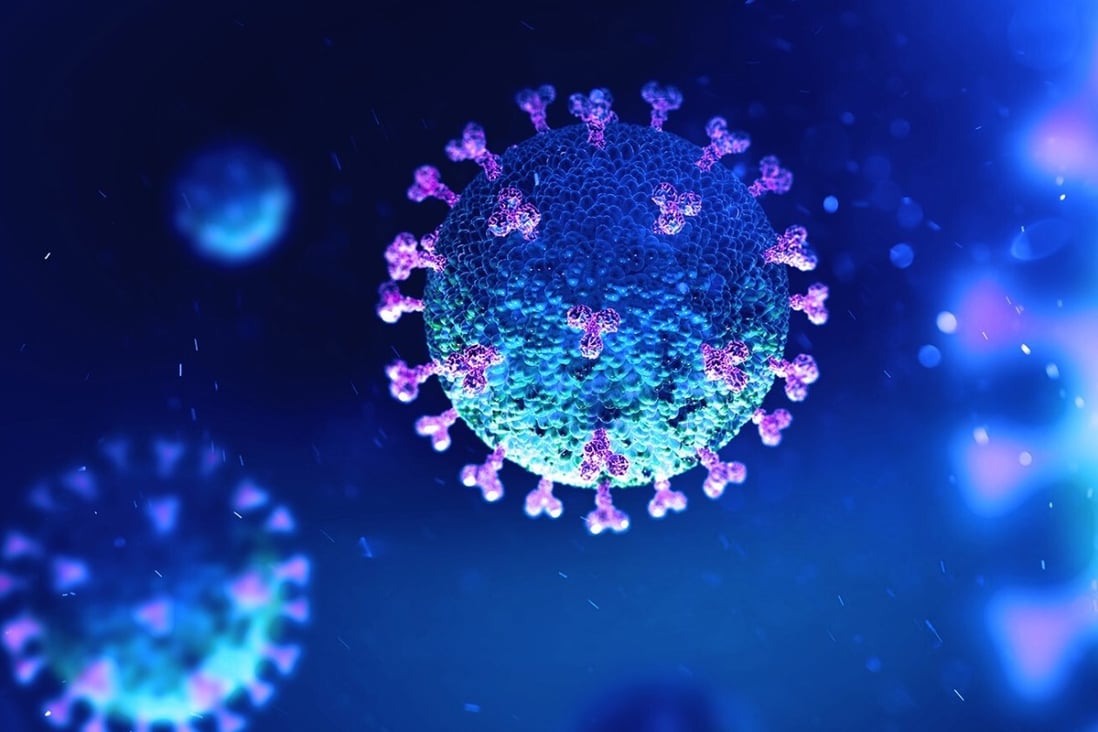 After scientists heated the novel coronavirus, some strains survived. Three-dimensional illustration of Covid-19 under the microscope. Photo: Shutterstock Images