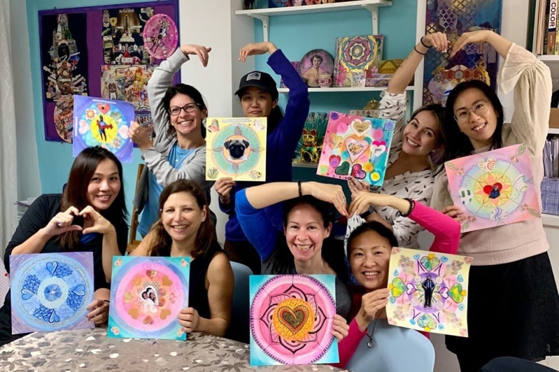 Designing mandalas (the Sanskrit word for circle) is both inspirational and therapeutic. Now you can learn how to do it from your own living room thanks to Wild at Art HK. Photo: Wild at Art HK