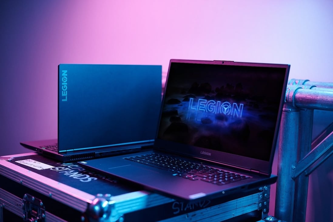 Lenovo’s Legion 7 gaming laptop, running on Intel’s Core i9 processor, and Nvidia’s GeForce RTX, with a 15.6-inch LCD screen. Photo: Lenovo