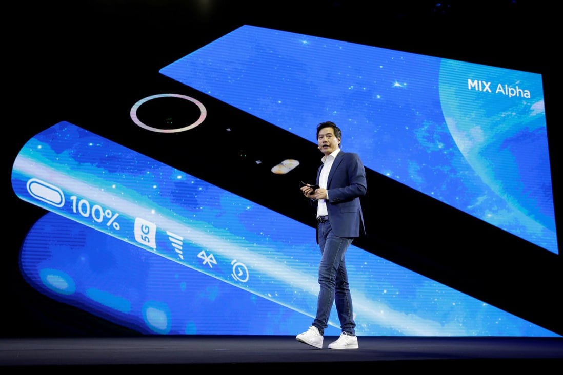 Xiaomi founder and CEO Lei Jun attends the launch event of the Xiaomi Mi MIX Alpha surround display 5G concept smartphone in Beijing, September 24, 2019. Photo: Reuters