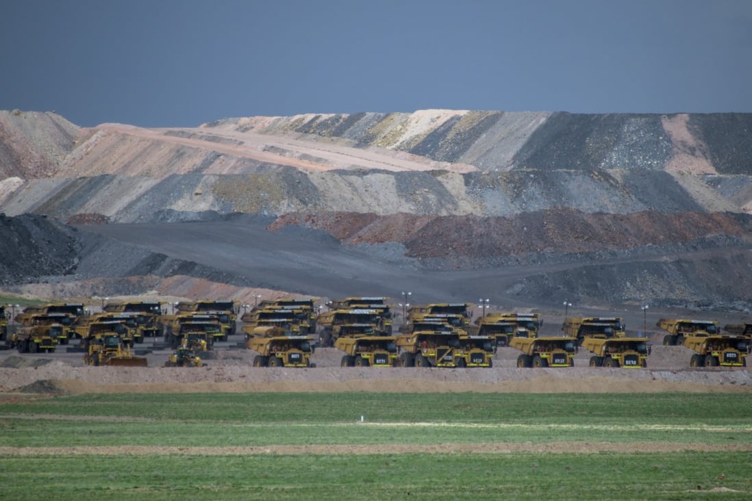 A view of Tavan Tolgoi, Mongolia's largest coal mine located in the southern Gobi Desert on June 26, 2016. Photo: AFP