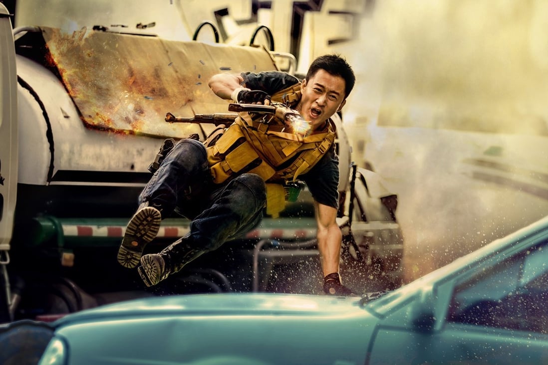 A still from Beijing Jingxi’s blockbuster movie Wolf Warrior 2, China’s record-grossing movie released in 2017. The filmmaker has found itself in the midst of a drama amid allegations of financial irregularities. Photo: Handout