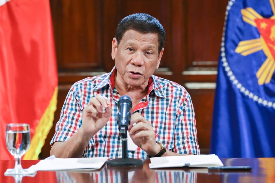 Philippine authorities claim the woman posted videos online critical of President Rodrigo Duterte. Photo: AP