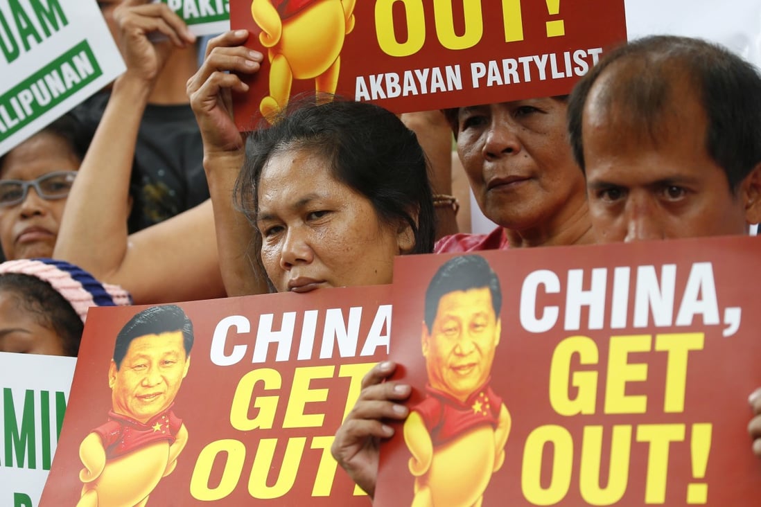 China and the Philippines, along with Vietnam, Malaysia, Brunei and Taiwan, have been locked for decades in an increasingly tense conflict over mostly barren islands, reefs and atolls and rich fishing waters in the South China Sea. Photo: AP