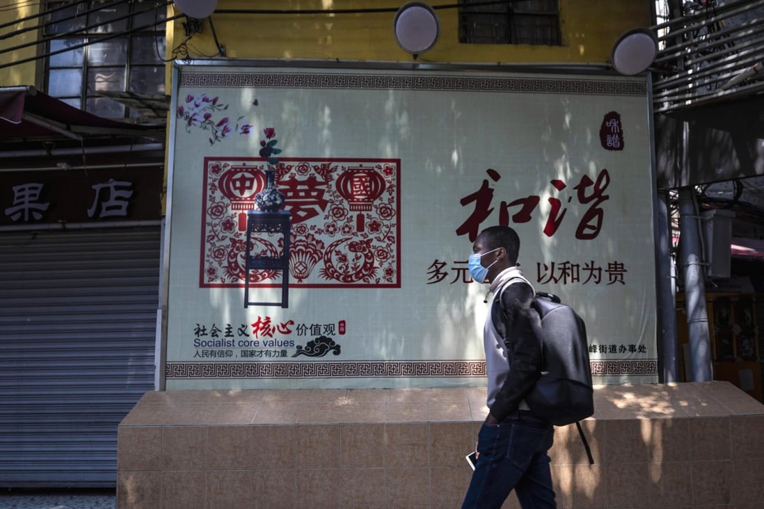 African residents in Guangdong have reported a string of racist incidents. Photo: EPA-EFE