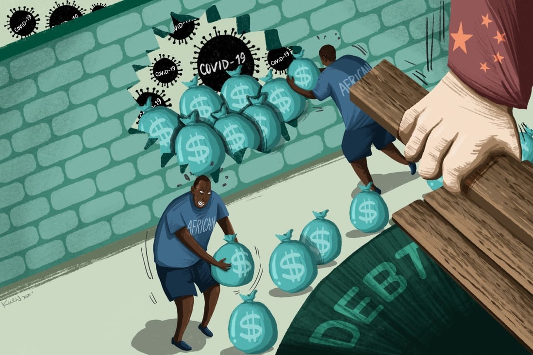 Analysts say China needs to be careful in how it responds to calls for debt relief in Africa or risk losing influence. Illustration: Lau Ka-kuen