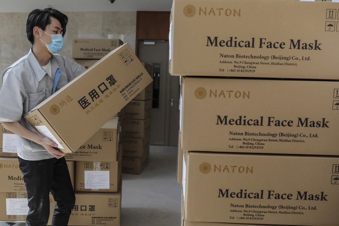 Medical equipment exports rose by 11 per cent in the January-April period compared to a year earlier after contracting 3.4 per cent in the first quarter. Photo: EPA-EFE