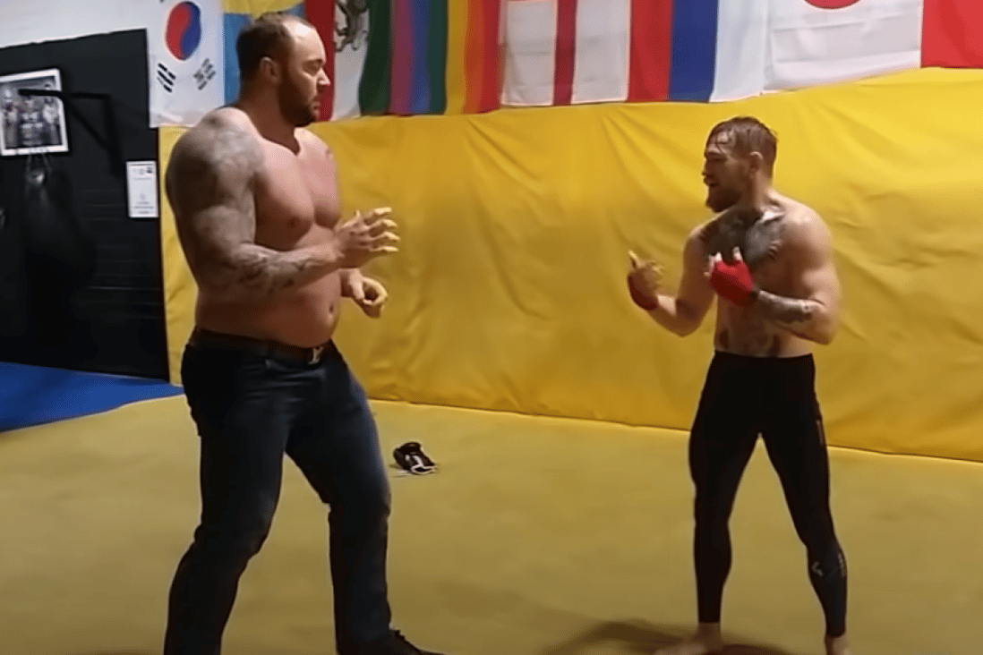 vs The Mountain: watch UFC icon spar deadlift record-holder Hafthor | South China Morning