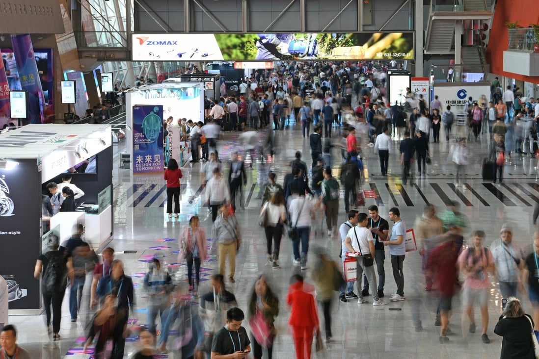 View of the Canton Fair in Guangzhou, Guangdong Province, April 15, 2019. Alibaba.com has launched its first global online trade show after most physical exhibitions were cancelled this year due to the coronavirus pandemic. Photo: Xinhua
