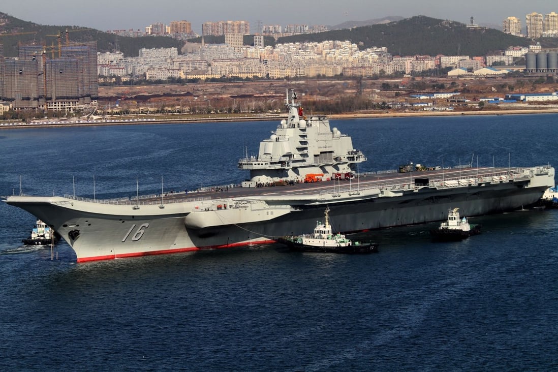 Hu Wenming oversaw development of the Liaoning, China’s first aircraft carrier. Photo: AP