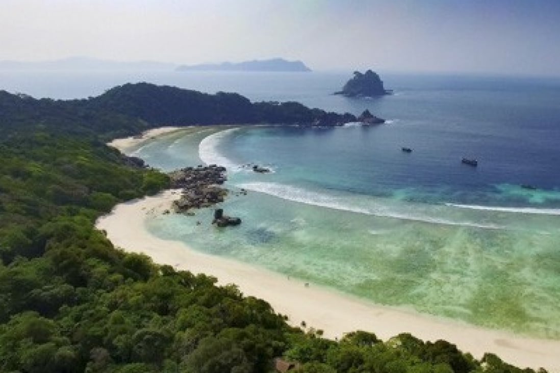 Boulder Bay in the Mergui Archipelago off Myanmar. At least two flights and two boat rides away, it boasts an eco-resort of 20 bungalows, abundant bird and marine life. Photo: Chris Dwyer