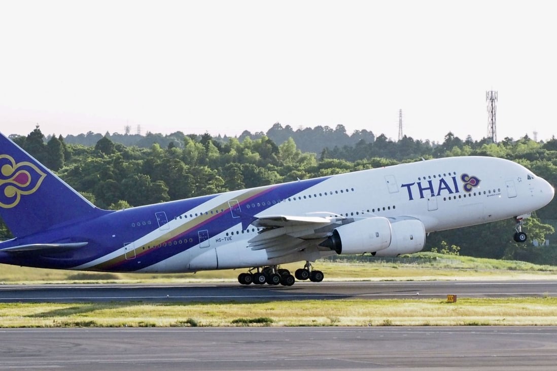 Thai Airways is encountering coronavirus-fuelled turbulence. Photo: Kyodo