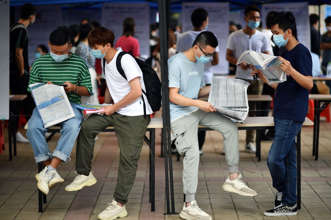 Graduates across Asia are entering a coronavirus-battered jobs market. Photo: Xinhua