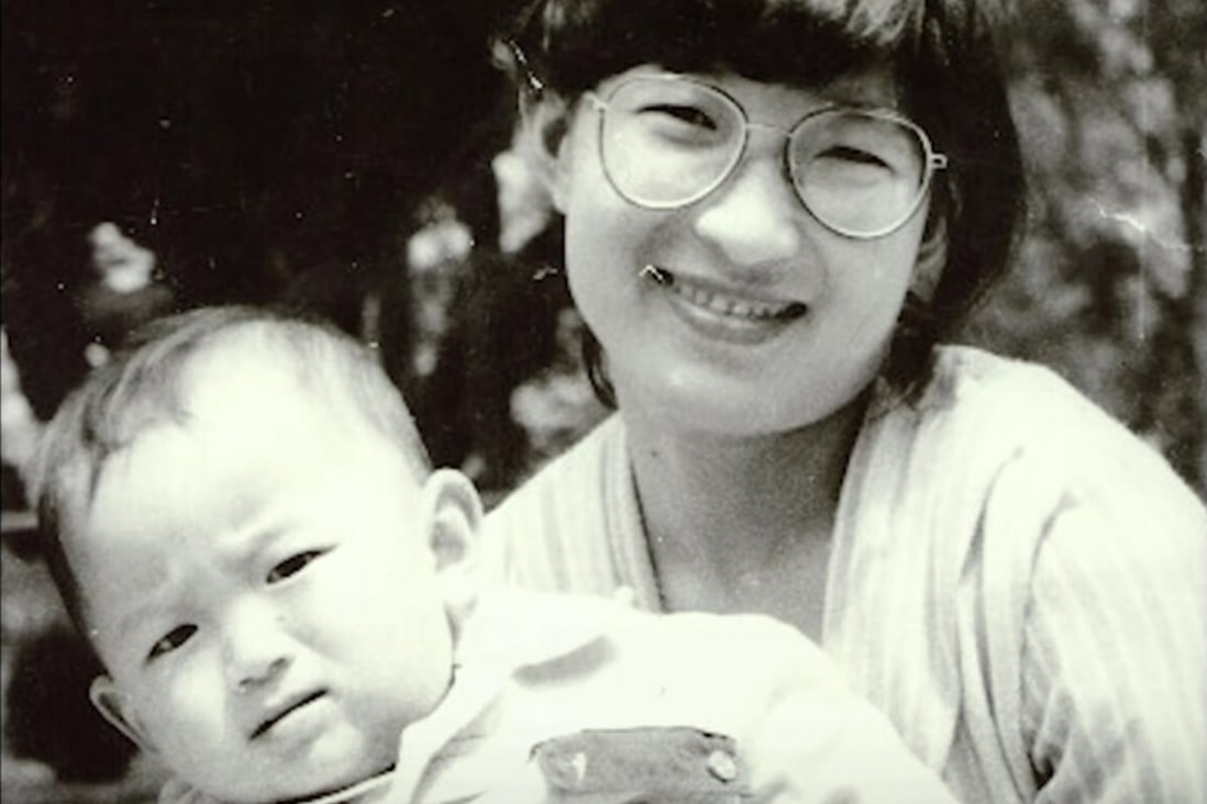 Mao Yin pictured as a child with his mother Li Jingzhi. Photo: SCMP