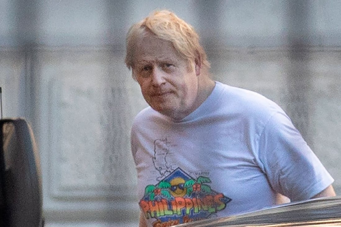 A picture of Boris Johnson wearing a Philippines T-shirt. Photo: Twitter