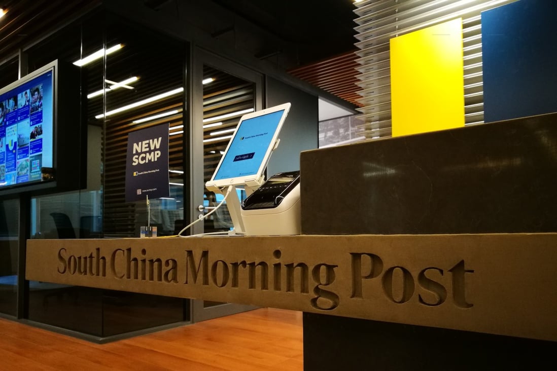The South China Morning Post's Times Square office in Hong Kong. Photo: Nora Tam