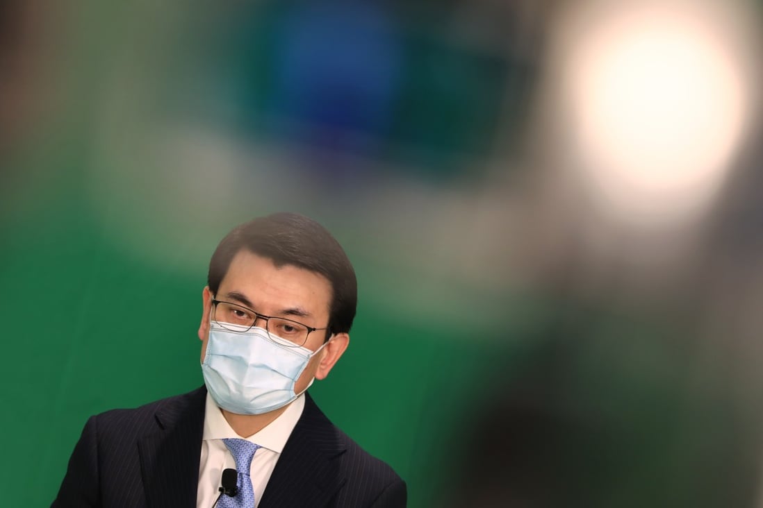Secretary for Commerce and Economic Development Edward Yau weighed into the controversy over Hong Kong public broadcaster RTHK on Wednesday. Photo: May Tse