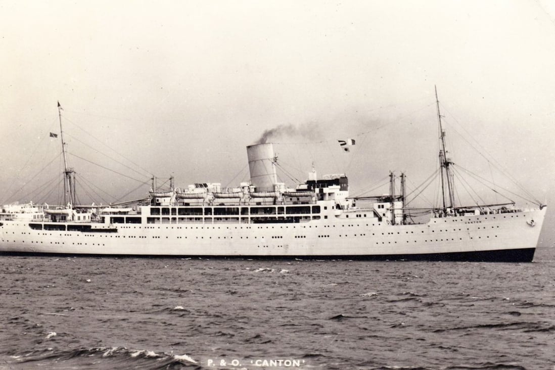 The RMS Canton liner in 1947.