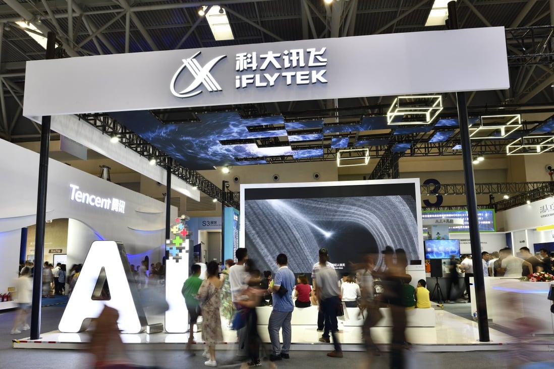 Citizens visit IFlyTek’s booth on day two of the 2019 Smart China Expo at Chongqing International Expo Center on August 27, 2019 in Chongqing, China. Photo: VCG/VCG via Getty Images