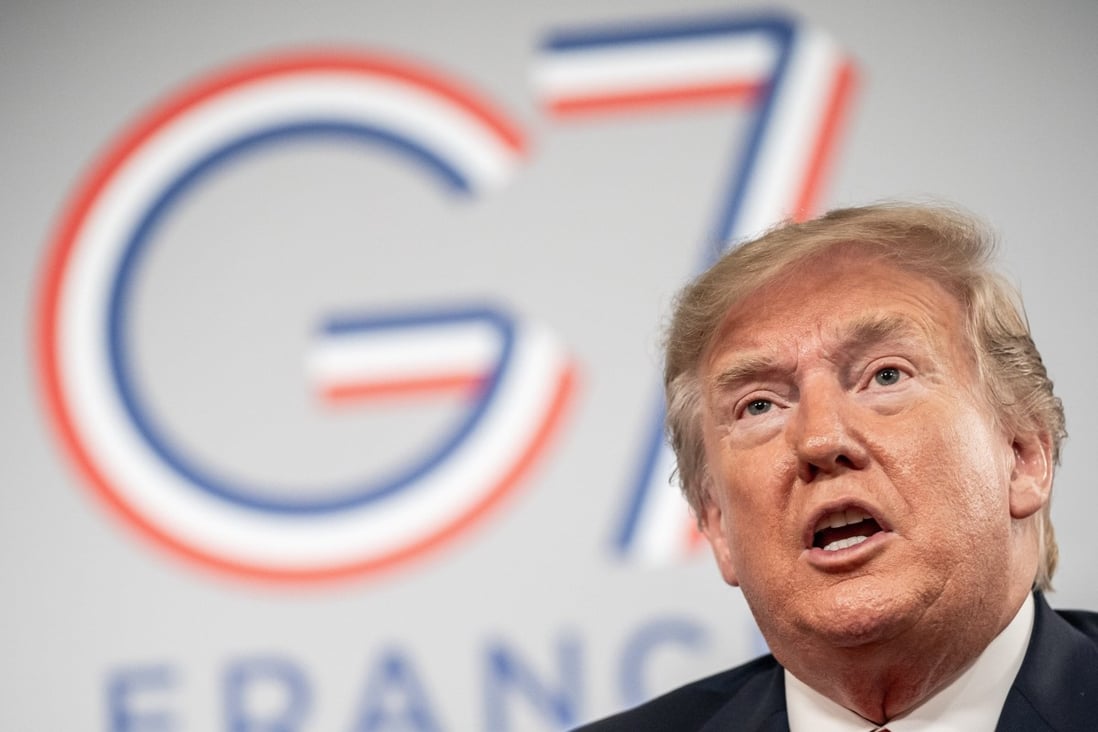 Donald Trump has described the current G7 set-up as “very dated”. Photo: DPA