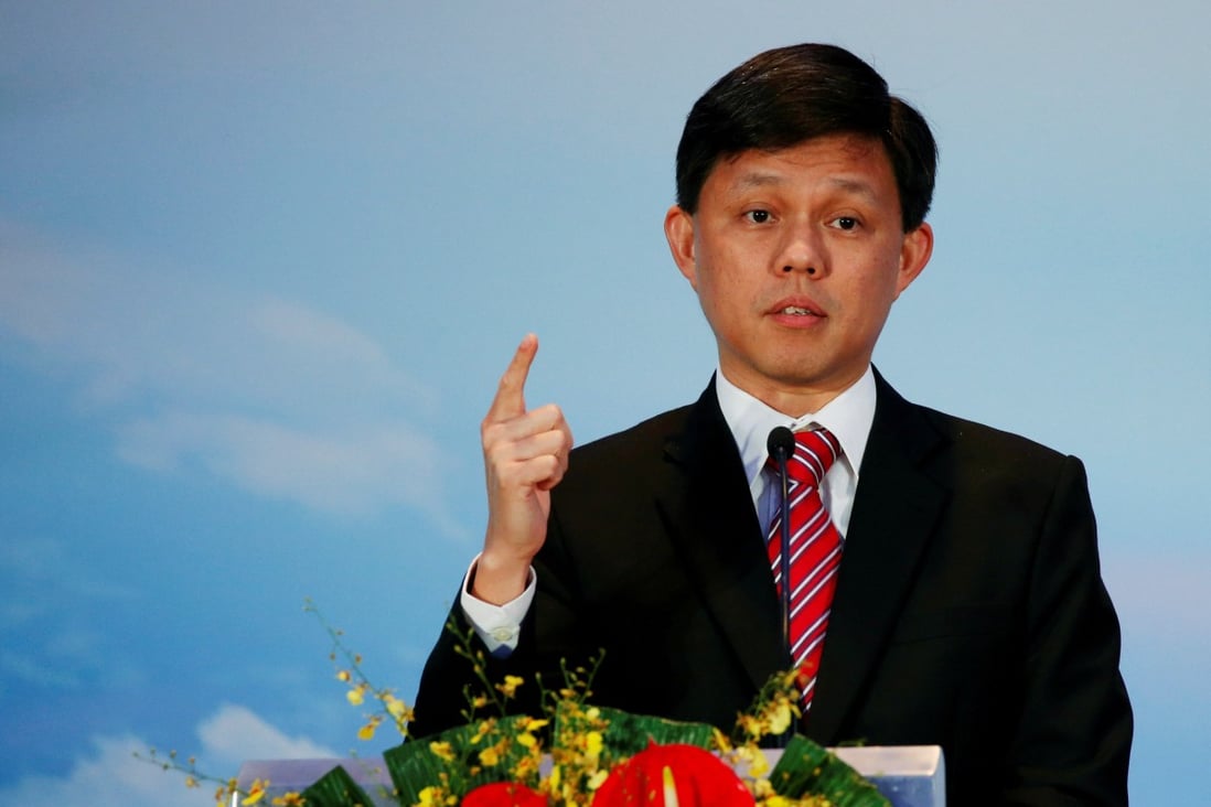 Singapore’s Trade and Industry Minister Chan Chun Sing. Photo: Reuters