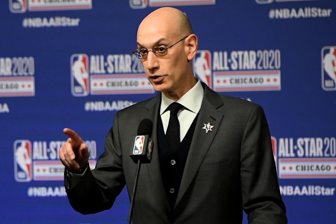 NBA Commissioner Adam Silver released a statement to NBA staff on Sunday addressing the latest racial tensions in the country. Photo: AFP
