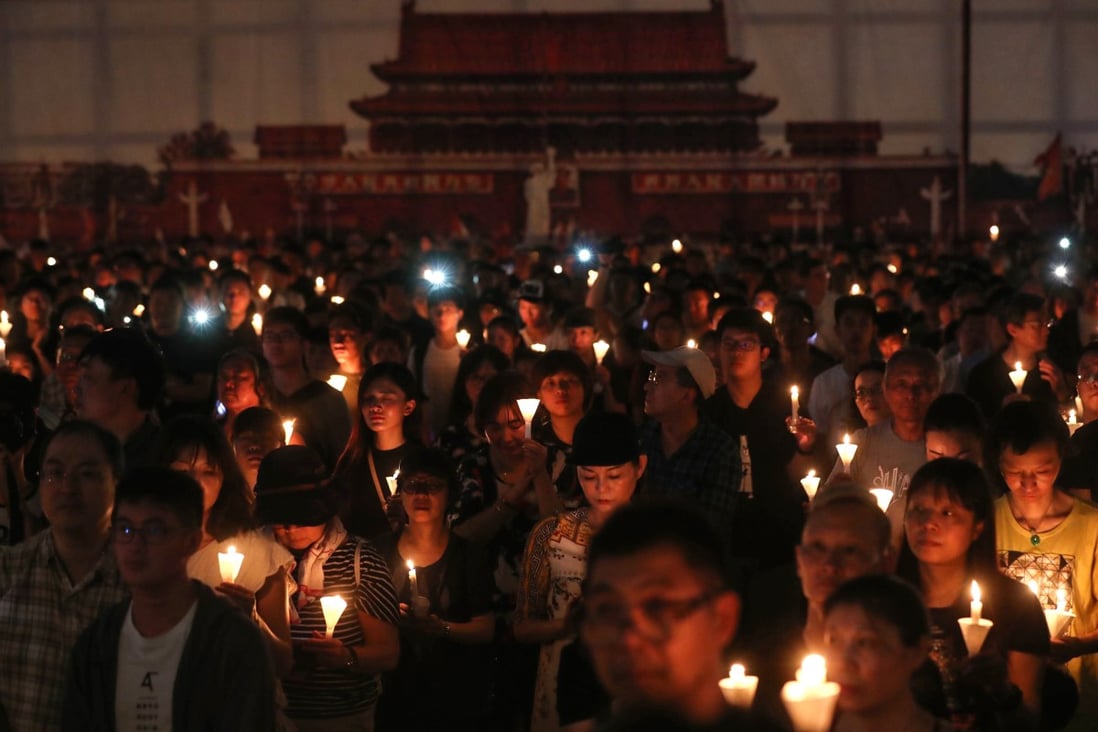 Hongkongers have held a vigil every year to remember the Tiananmen crackdown, but this year’s event has been denied permission. Photo: Sam Tsang