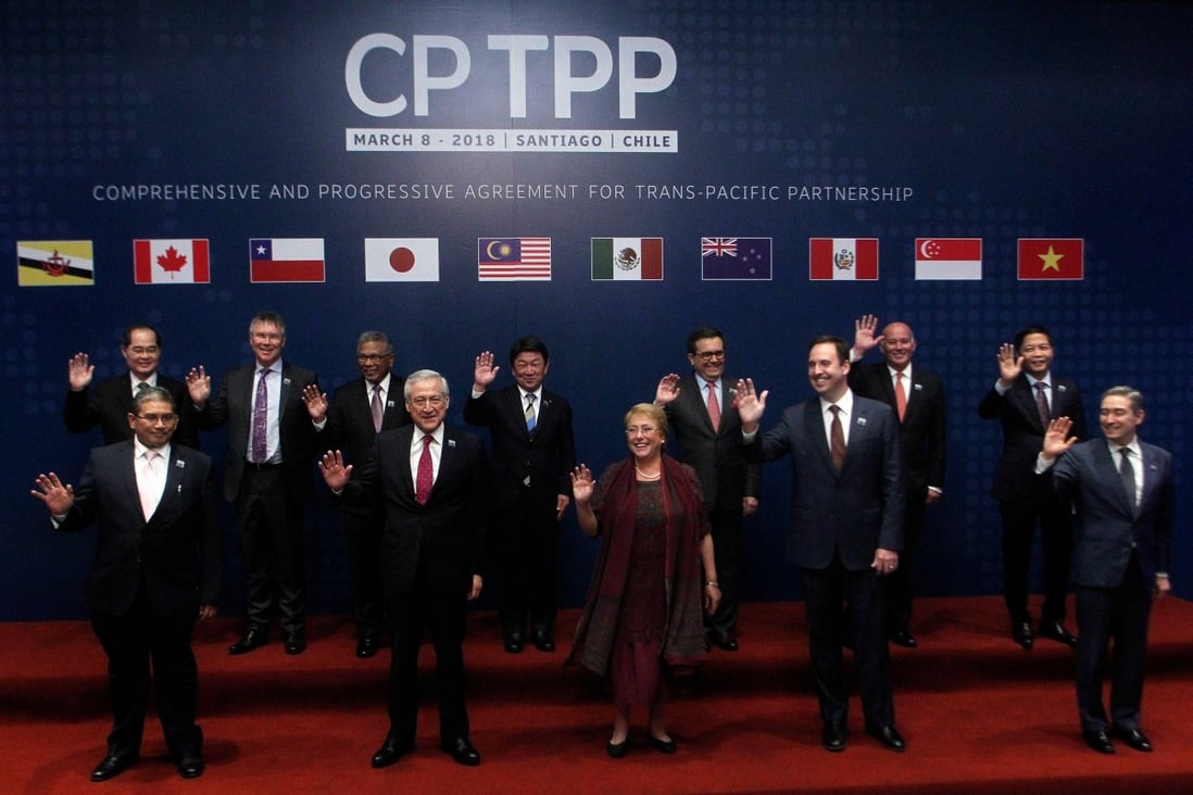 The Comprehensive Progressive Trans-Pacific Partnership Agreement (CPTPP) is a trade agreement, signed in March 2018, between Australia, Brunei, Canada, Chile, Japan, Malaysia, Mexico, New Zealand, Peru, Singapore, and Vietnam. Photo: AFP