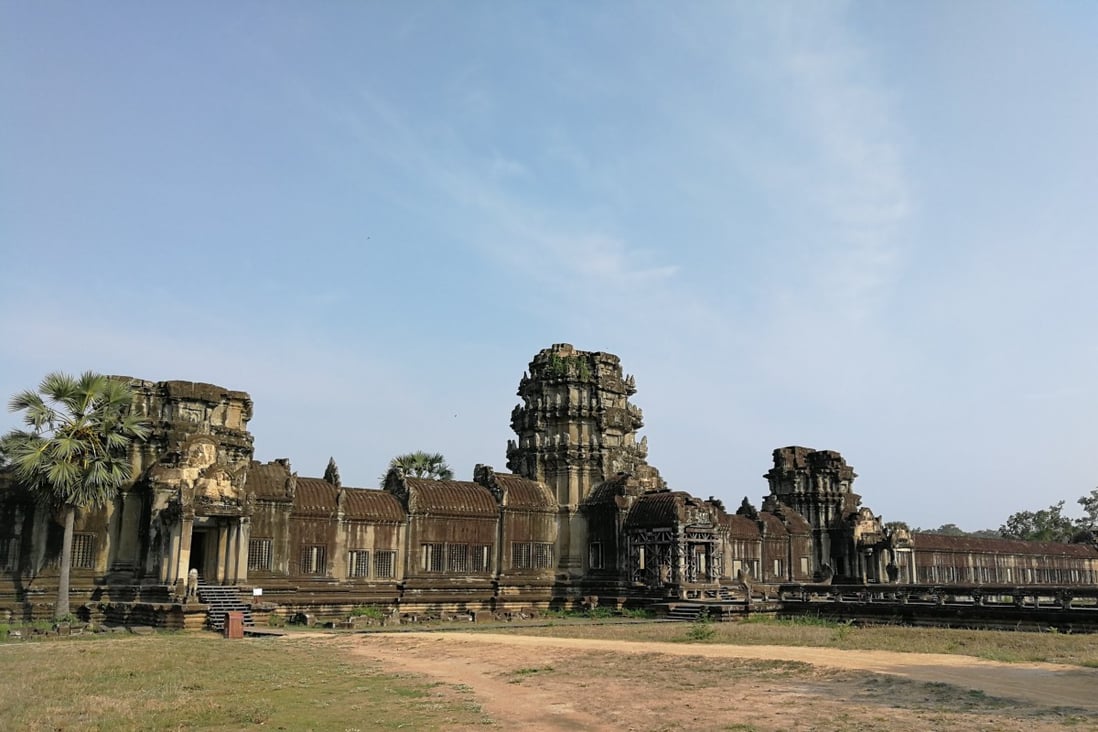 A view of one of the outer walls of Angkor Wat taken in May – an image it would have been impossible to capture a few months earlier, when dozens of tourists would have been streaming out of the temple in Siem Reap, Cambodia. Photo: Vincent Prosper/DPA