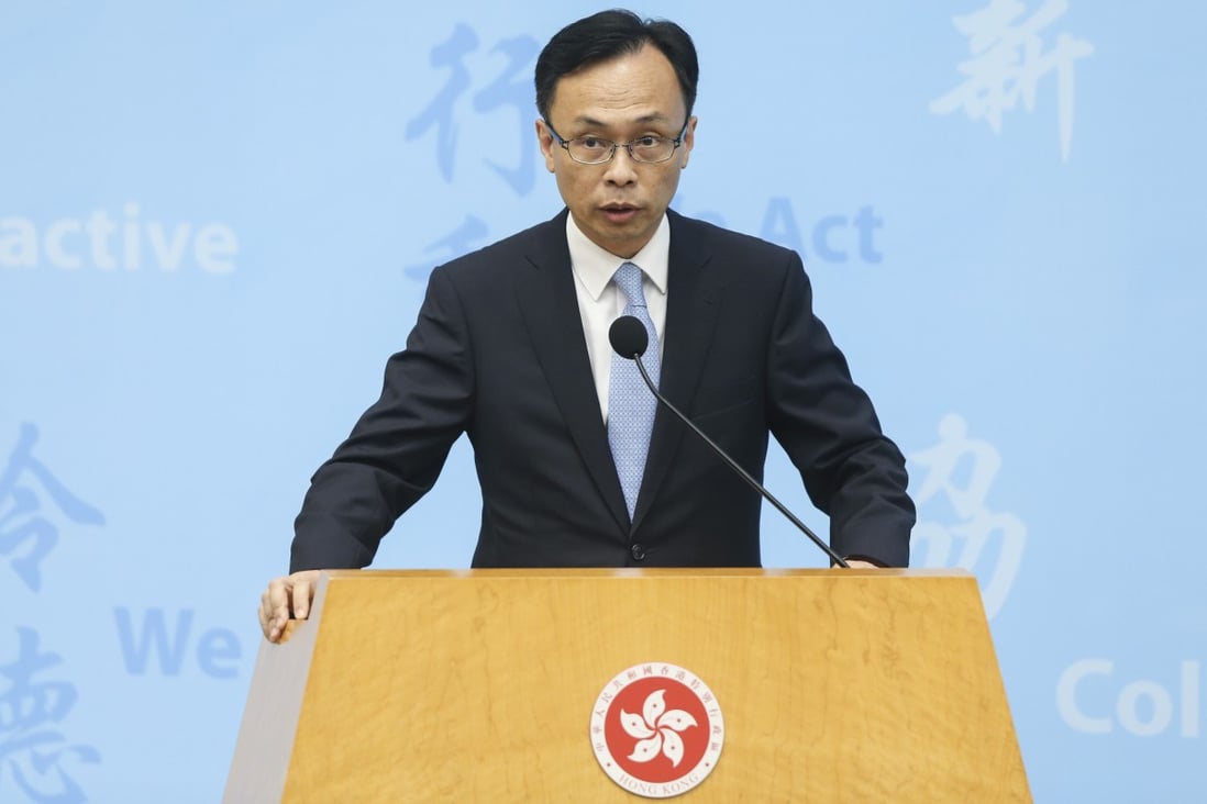 Hong Kong civil service chief Patrick Nip says the administration will make efforts to strengthen public officers’ sense of national identity. Photo: Sam Tsang