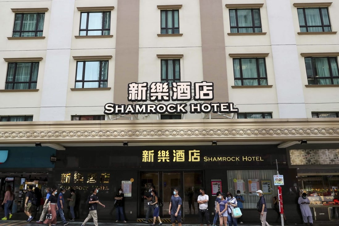 General view of Shamrock Hotel on Nathan Road in Jordan on 5 June 2020 Photo: Edmond So