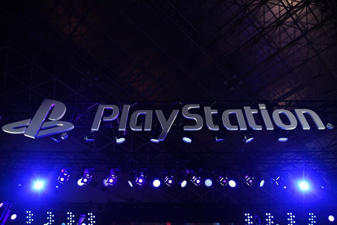 Sony Corp’s PlayStation logo is seen during the Tokyo Game Show in Makuhari, Chiba Prefecture, in Japan in September of last year. Sony plans to unveil new video games tailored for its PlayStation 5 console this week. Photo: Agence France-Presse
