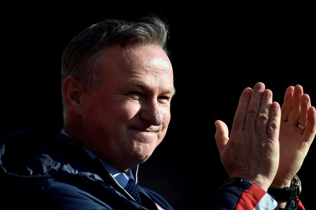 Stoke City manager Michael O’Neill has tested positive for the coronavirus. Photo: Action Photos