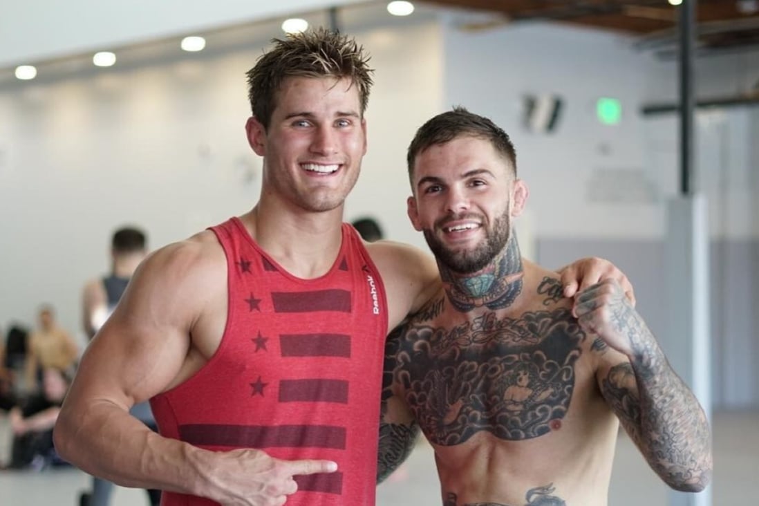 Sage Northcutt and Cody Garbrandt at training in 2018. Photo: Instagram
