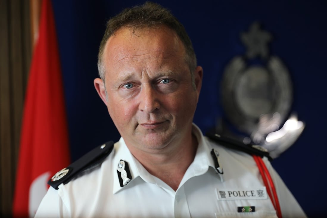 Assistant Police Commissioner Rupert Dover has received death threats over his role in the response to the protests. Photo: Dickson Lee