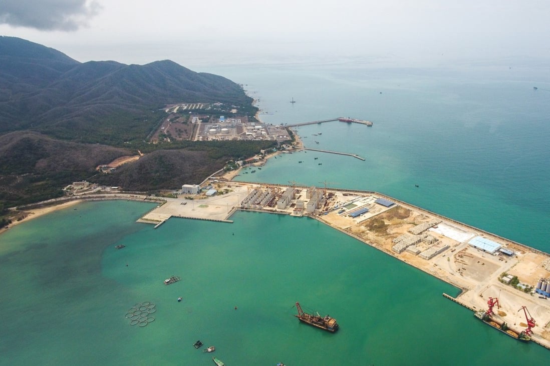Yazhou Bay Science and Technology City on Hainan island. China’s plan to turn the island into a free-trade port might flout global trading rules, experts say. Photo: Xinhua