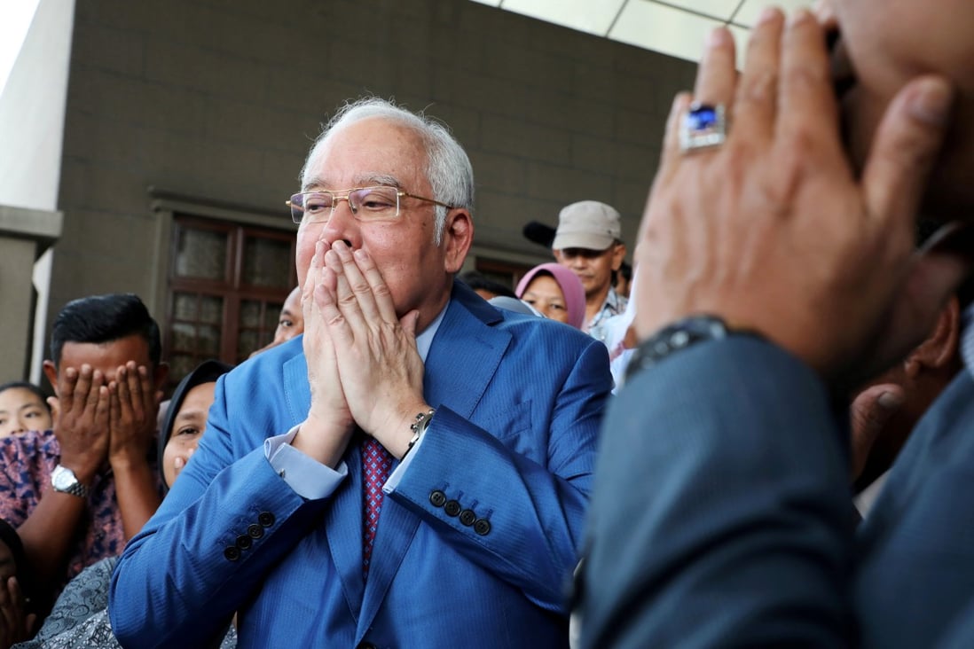Former Malaysian prime minister Najib Razak pictured outside a courtroom in Kuala Lumpur in December. Photo: Reuters