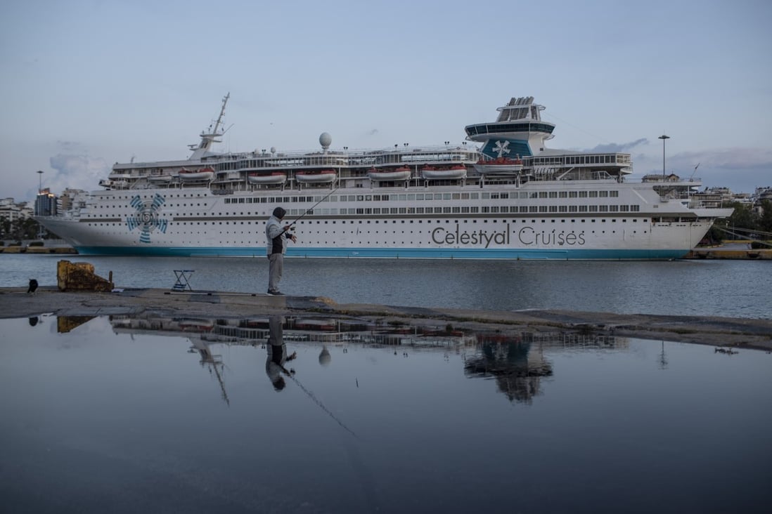 International travel curbs to stem the spread of the coronavirus have resulted in cruise ships being turned away each day by ports around the world. Photo: AP