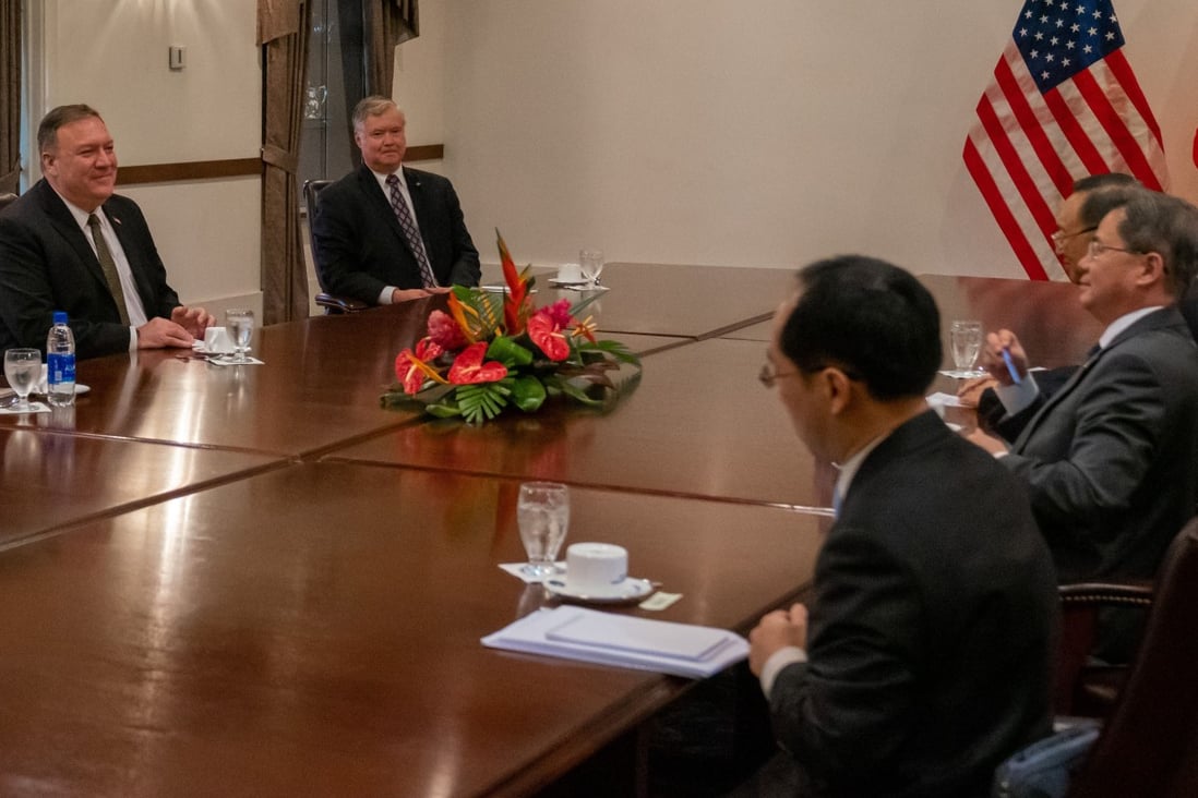 On Thursday, US Secretary of State Michael Pompeo said China’s top foreign policy official committed to honour all of his nation’s commitments under the trade deal. Photo: US Department of State