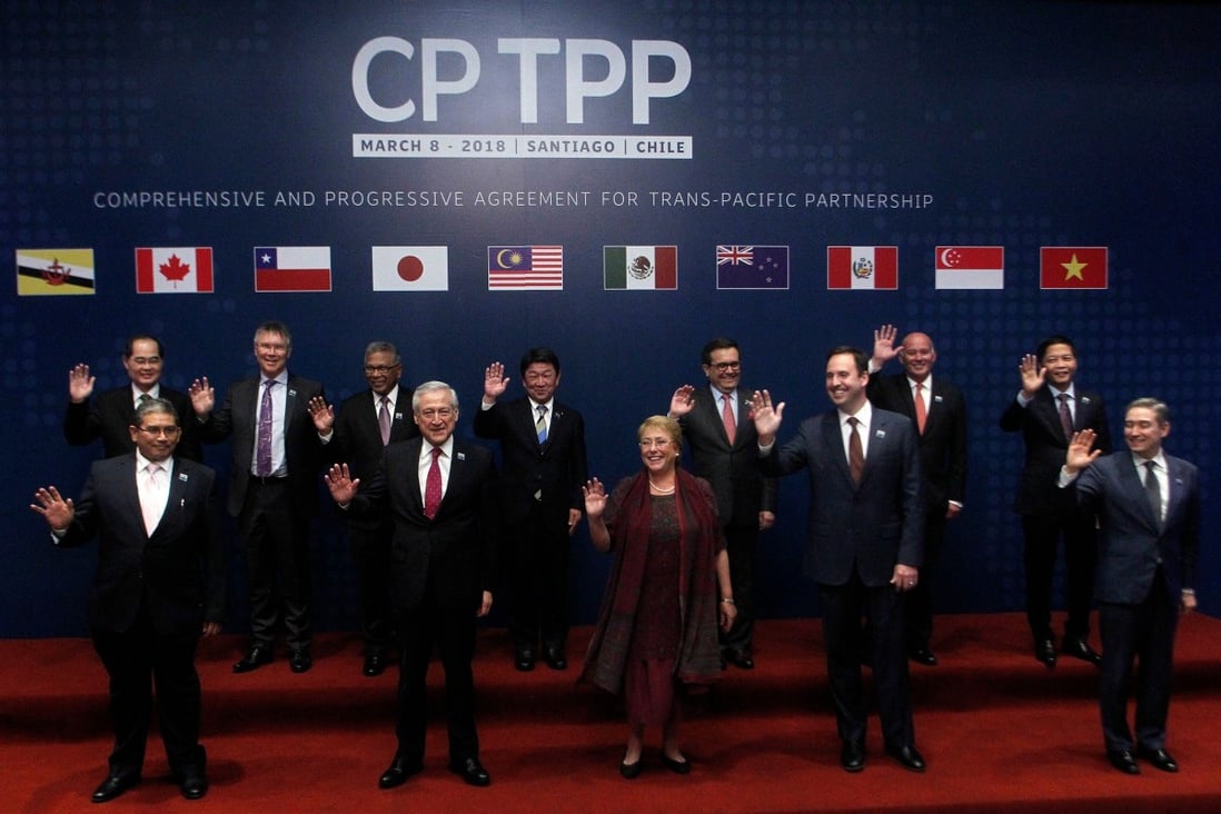The Comprehensive Progressive Trans-Pacific Partnership Agreement (CPTPP) was signed between Australia, Brunei, Canada, Chile, Japan, Malaysia, Mexico, New Zealand, Peru, Singapore, and Vietnam in March 2018. Photo: AFP