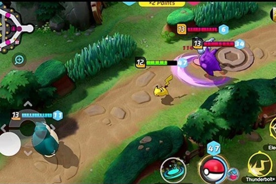Pokémon Unite reflects Tencent’s ambitious goal of bridging the gap between mobile and console gaming. Photo: Handout