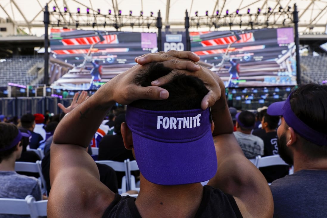 Tencent Holdings’ popular video games, such as Fortnite and PUBG Mobile, are featured in its mobile-focused streaming service Trovo Live, which is in beta testing in the United States. Photo: Bloomberg