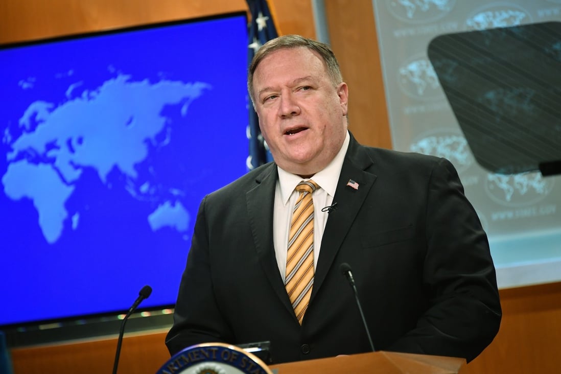 US Secretary of State Mike Pompeo announced the new visa restrictions. Photo: AP