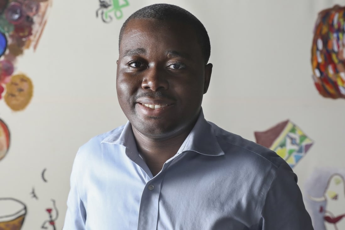 Zimbabwe-born Innocent Mutanga is the co-founder of the Africa Centre in Tsim Sha Tsui and is Hong Kong’s first refugee to get a university degree. Photo: Dickson Lee