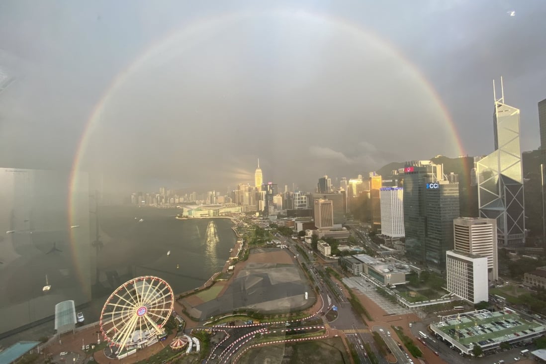 Over the rainbow: does Hong Kong still have a bright future? Photo: Desmond Leung