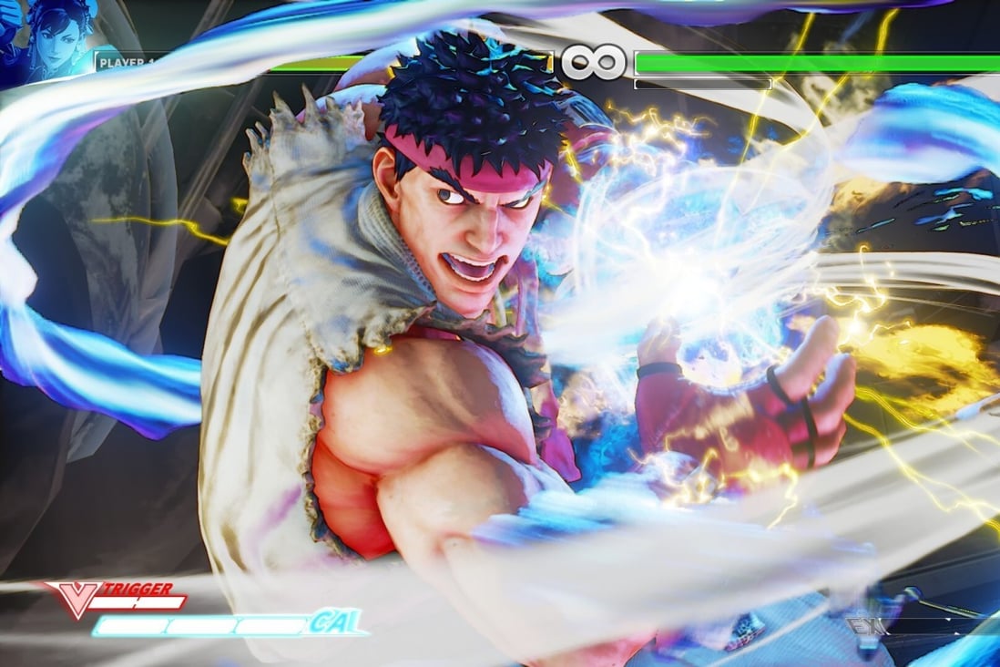 Screengrab showing Ryu, a character from iconic video game series Street Fighter.
