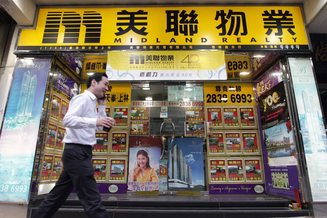 Midland Realty operates 639 branches across Hong Kong. Photo: SCMP