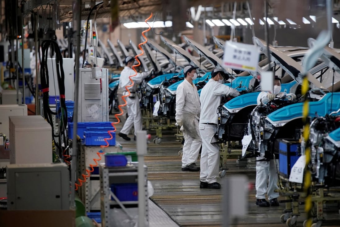 Industrial profits from January to May improved slightly from the first four months of 2020 as China’s economy shows signs of a slow recovery from the coronavirus outbreak. Photo: Reuters