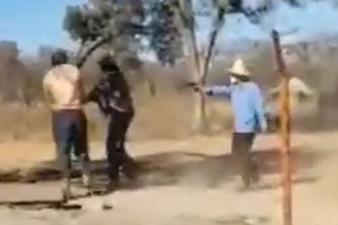 Chinese coal mine boss Zhang Xuelin was charged with attempted murder after he shot and wounded two workers. Photo: Twitter