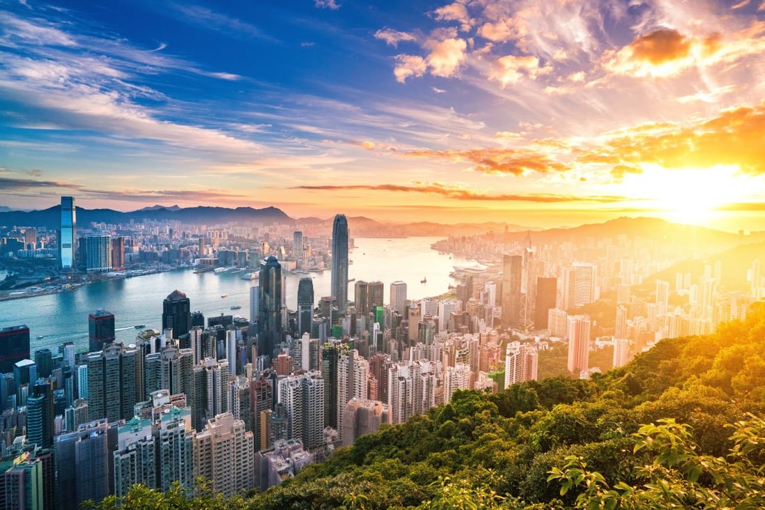 Hong Kong’s skyline at sunrise. While the city’s rich are preparing for a worst-case scenario amid China’s controversial national security law, major mainland tech billionaires are coming in. Photo: Getty Images/iStockphoto